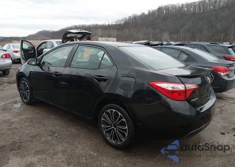 2014 Toyota Corolla S Plus z USA, uszkodzony, nr VIN 2T1BURHE7EC012287